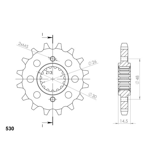 Reťazové koliečko SUPERSPROX CST-339:16 16T, 530