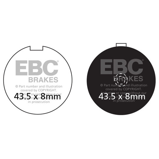 Brzdové obloženie EBC FA056