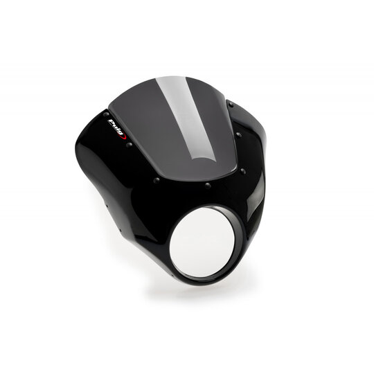 Plexi štít PUIG DARK NIGHT 21104F tmavá dymová gloss black housing