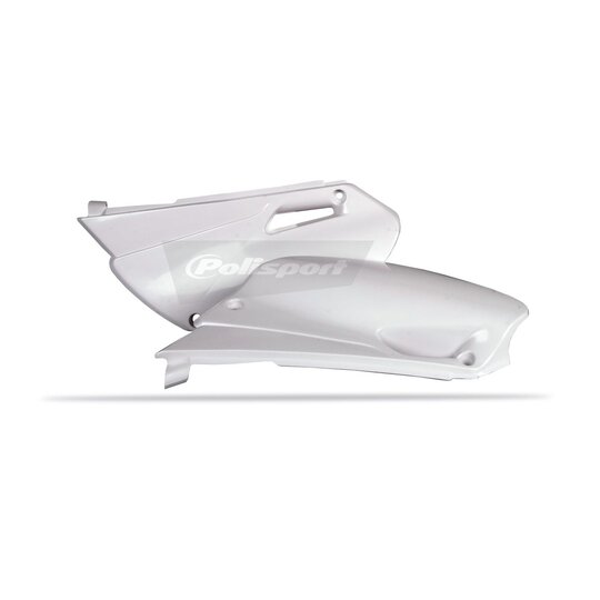 Bočné číslové tabuľky POLISPORT 8602400001 (pár) biela