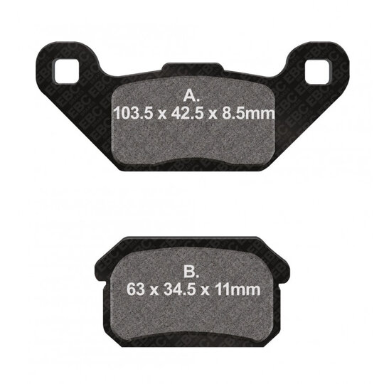 Brzdové obloženie EBC FA431R