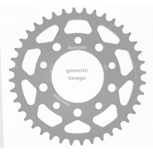 Reťazová rozeta SUPERSPROX RFE-1332:39-BLK čierna 39T, 525