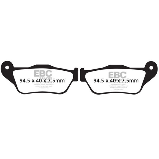 Brzdové obloženie EBC SFA430HH