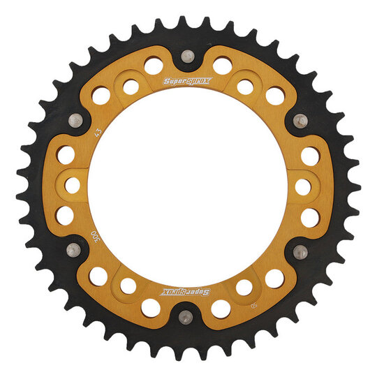 Reťazová rozeta SUPERSPROX STEALTH RST-300:43-GLD zlatá 43T, 525