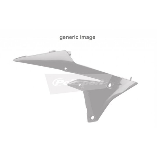 Spojler chladiča POLISPORT 8415100001 (pár) modrá Yam98