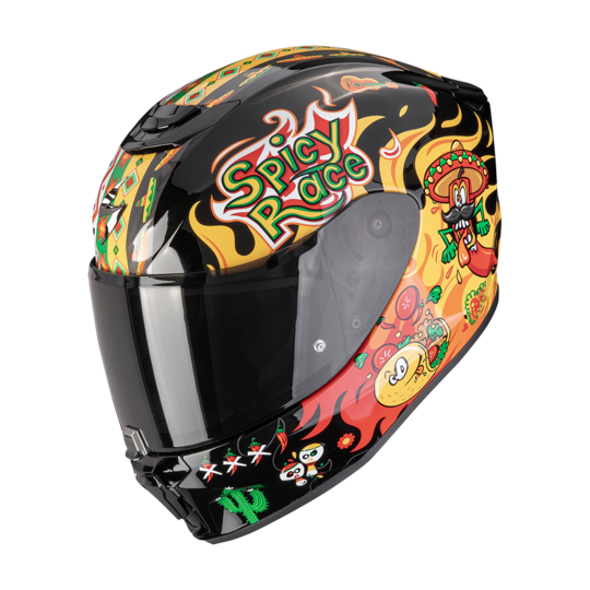 Scorpion prilba exo-jnr air - yucatan / black-yellow-red - 120-539-389-04