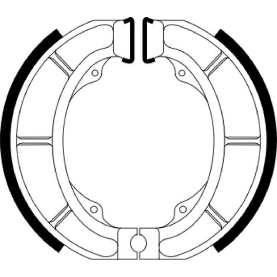 Brzdové čeľuste FERODO 225129248