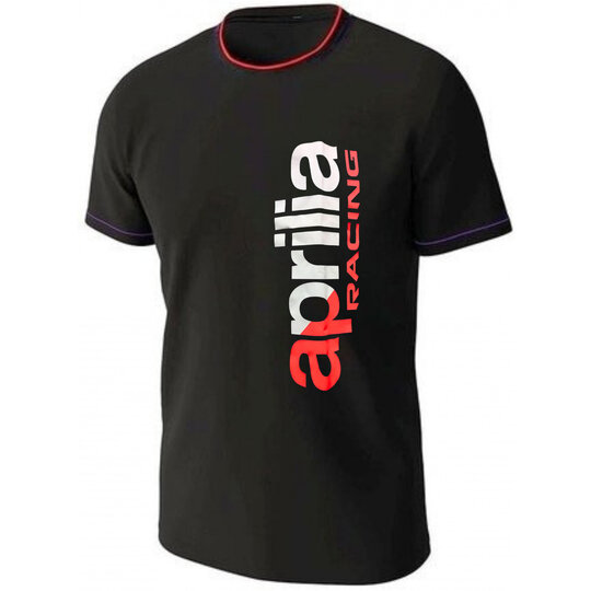 Ixon tričko ts2 aprilia 25 / black - 1220900