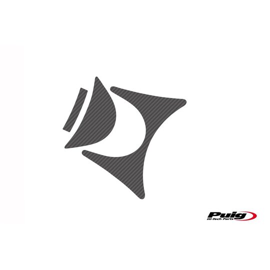 Ochranné nálepky na "okuliare" PUIG X-TREME 5399C karbónový vzhľad