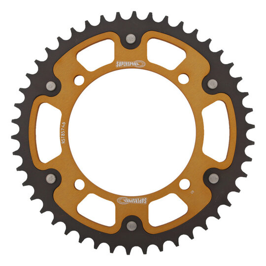 Reťazová rozeta SUPERSPROX STEALTH RST-857:46-GLD zlatá 46T, 520