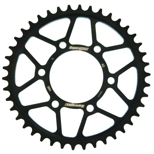 Reťazová rozeta SUPERSPROX RFE-488:42-BLK čierna 42T, 530