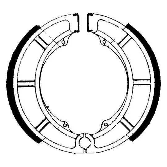 Brzdové čeľuste FERODO 225129083