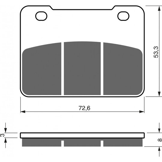 Brzdové obloženie GOLDFREN 331 S33 STREET FRONT