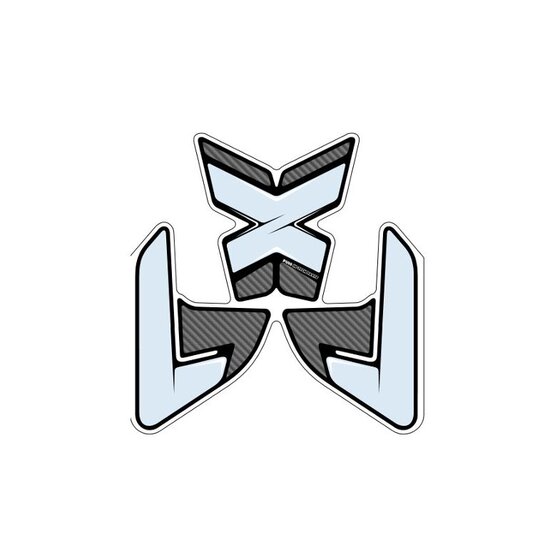 Tank pad PUIG SPECIFIC 3722C karbónový vzhľad s bočnou časťou