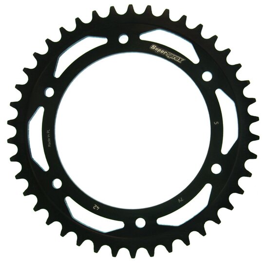 Reťazová rozeta SUPERSPROX RFE-5:42-BLK čierna 42T, 520