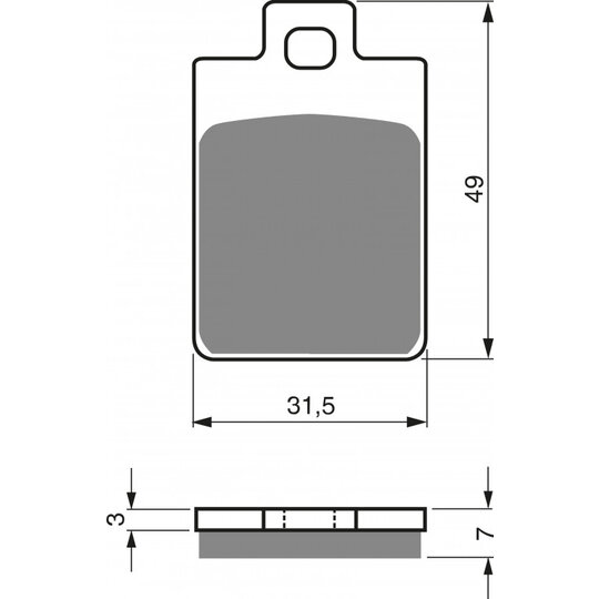 Brzdové obloženie GOLDFREN 142 S3