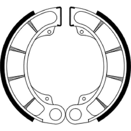 Brzdové čeľuste FERODO 225129241