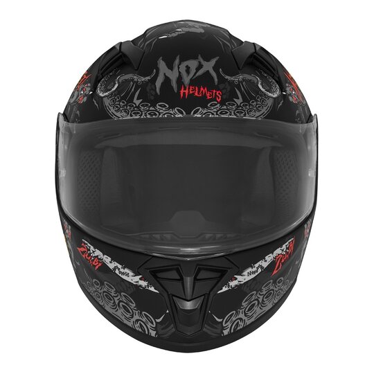 Nox prilba n731 - zumbi/ red detská - prilba-n731-zumbi-nox-detska-cerna-matna-cervena-2024-galerie-1-big_ies21033500