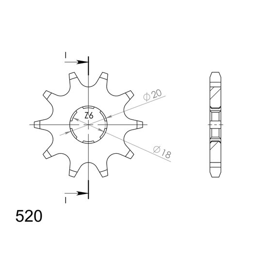 Reťazové koliečko SUPERSPROX CST-248:10