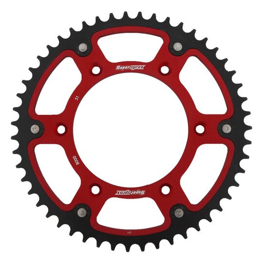 Rozeta SUPERSPROX STEALTH RST-8000:51-RED červené 51T, 520