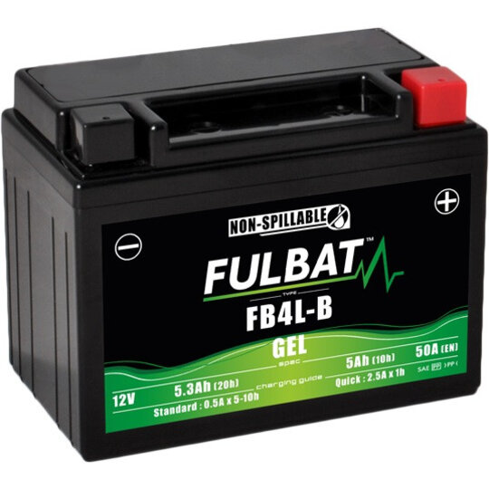 Gelový akumulátor FULBAT FB4L-B GEL (High Capacity) (YB4L-B GEL)