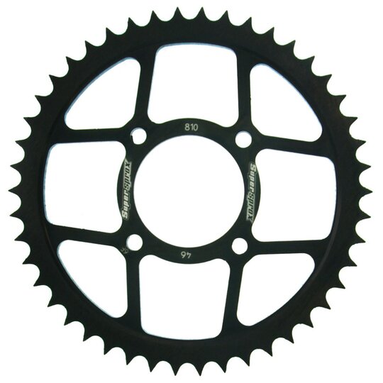 Reťazová rozeta SUPERSPROX RFE-810:46-BLK čierna 46T, 428