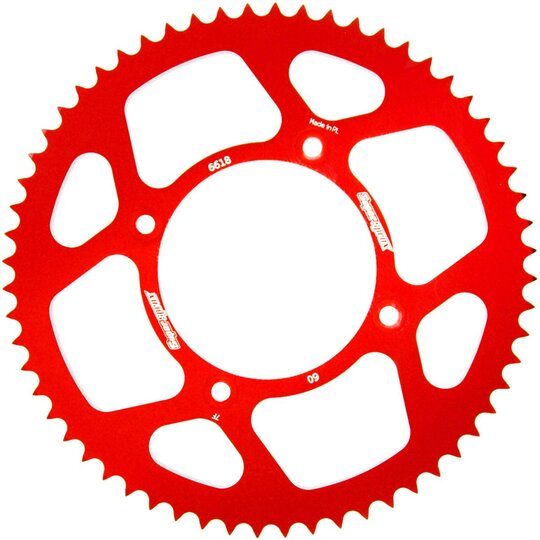 Rozeta  -hliník SUPERSPROX RAL-6618:60-RED červené 60T, 420
