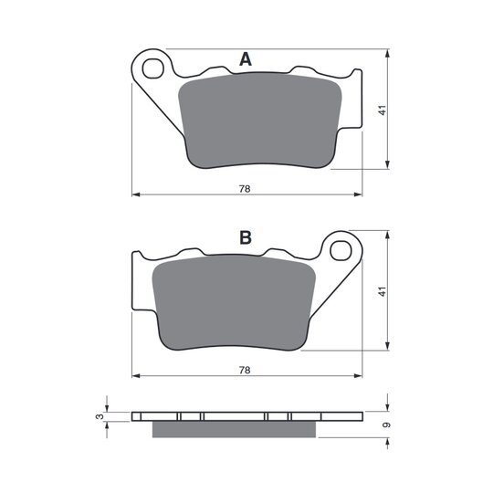 Brzdové obloženie GOLDFREN 023 AD