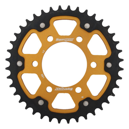 Reťazová rozeta SUPERSPROX STEALTH RST-488:40-GLD zlatá 40T, 530