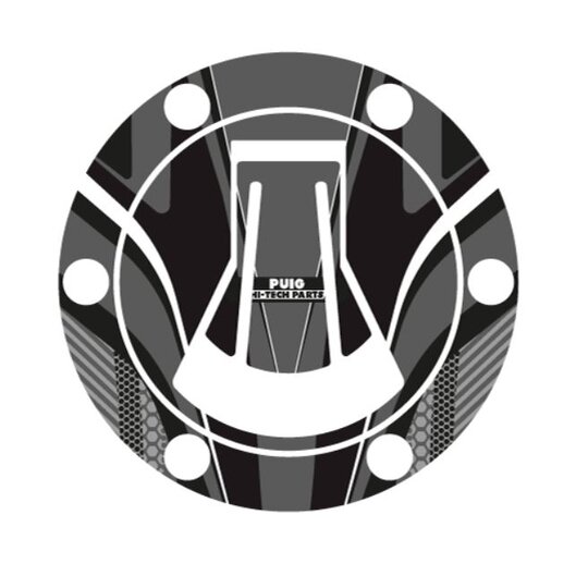 Ochranné nálepky na viečko nádrže PUIG RADIKAL 20614U sivá