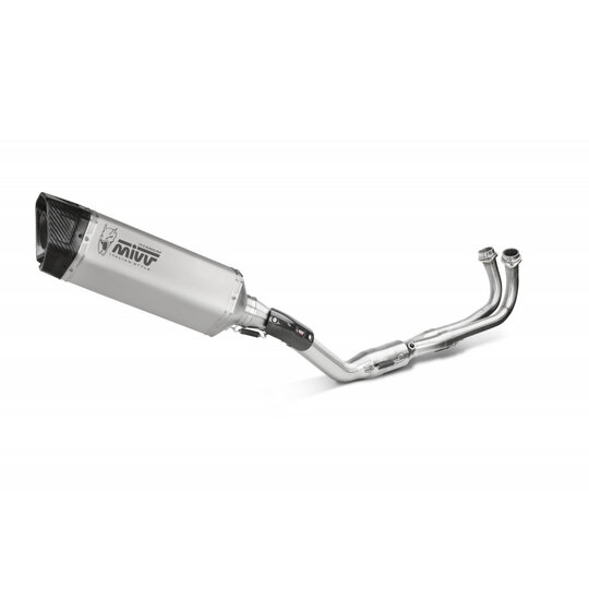 Výfuk kompletný 2x1 MIVV SR-1 Y.073.LR1T TITÁN