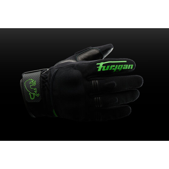Furygan rukavice jet d3o evo / black-green - 00P_4621_1025_details_4