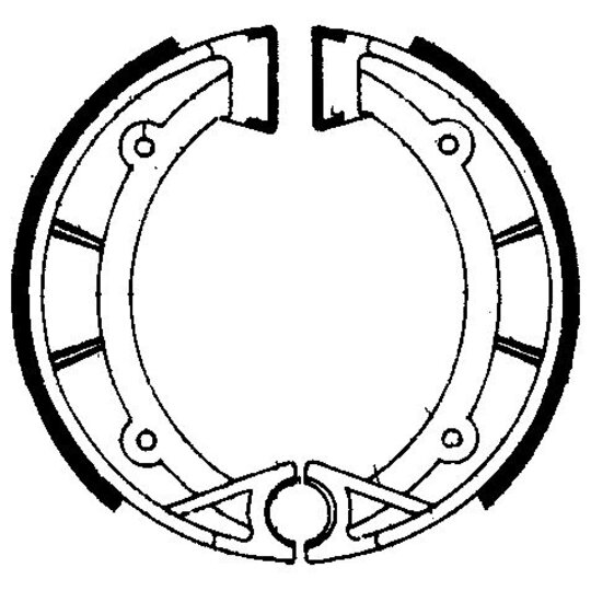 Brzdové čeľuste FERODO 225129195