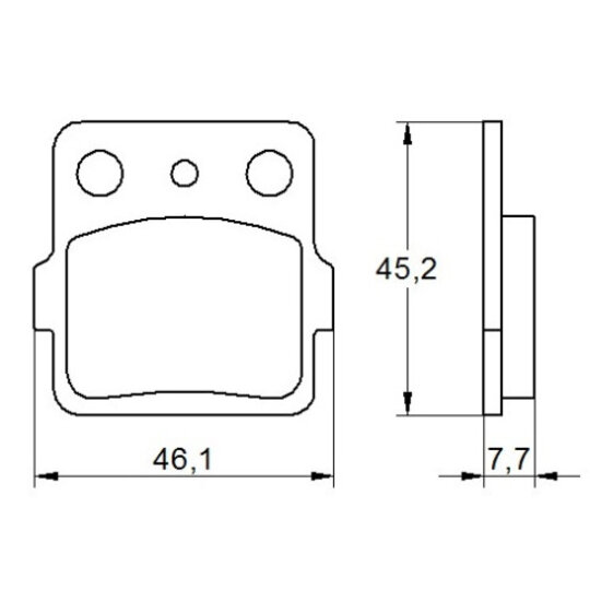 Brzdové obloženie ACCOSSATO AGPA111 OR