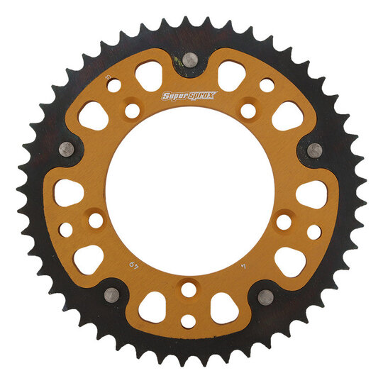 Reťazová rozeta SUPERSPROX STEALTH RST-4:49-GLD zlatá 49T, 420