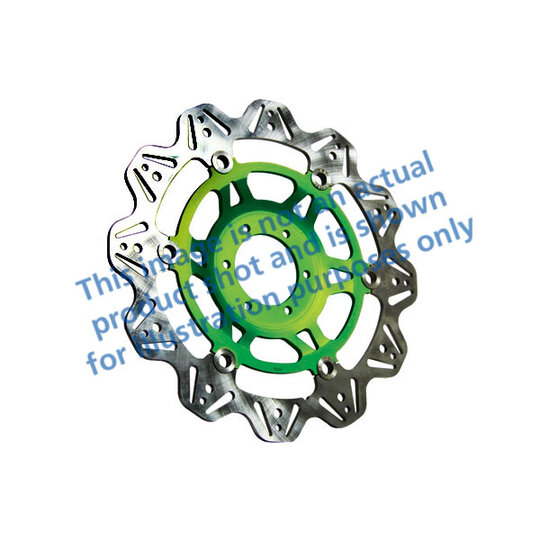 Brzdový kotúč EBC VR4012GRN zelená