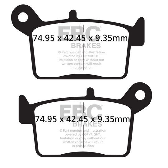 Brzdové obloženie EBC FA697HH