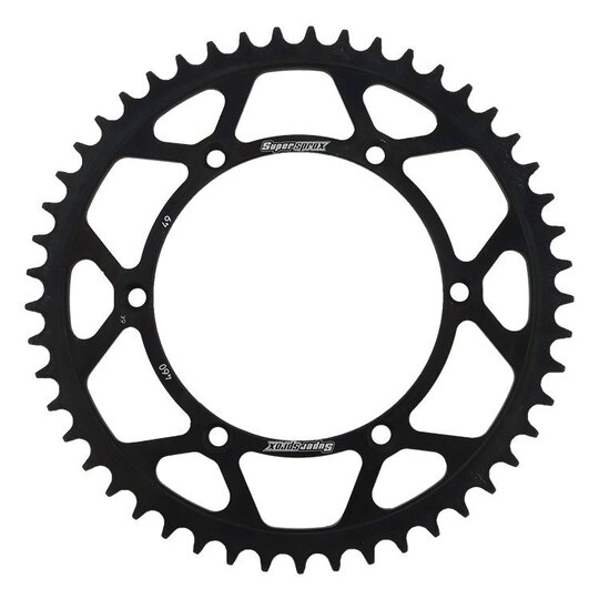 Reťazová rozeta SUPERSPROX RFE-460:49-BLK čierna 49T, 520