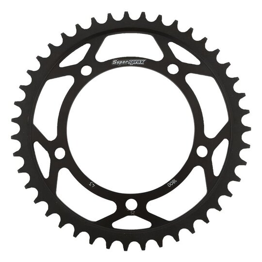 Reťazová rozeta SUPERSPROX RFE-1800:43-BLK čierna 43T, 530