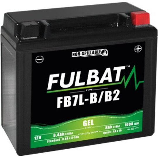 Gelový akumulátor FULBAT FB7L-B/B2 GEL (YB7L-B/B2 GEL)