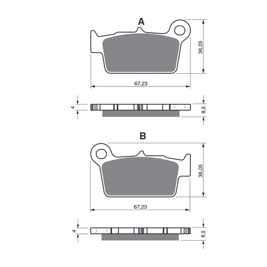 Brzdové obloženie GOLDFREN 346 K5