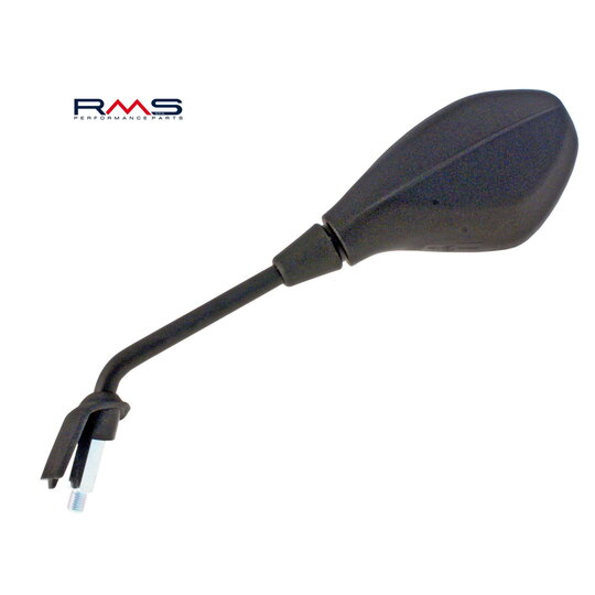 Zpätné zrkadlo RMS 122760760 ľavý čierna