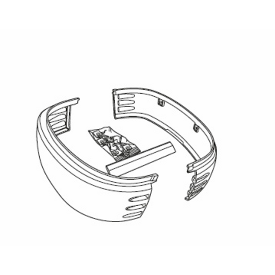 Bočný pás SHAD D1B50EMR pre SH50