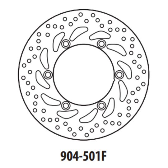 Brzdový kotúč GOLDFREN 904-501F predné 260 mm