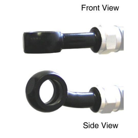 Banjo Venhill POWERHOSEPLUS 3/60085/BLACK 20° side čierna