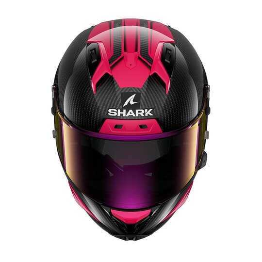 Shark prilba aeron - carbon skin / dvd - 3_AERON_CARBON-SKIN_DVD_front_GLOSSY_HE0102DVD (Custom)