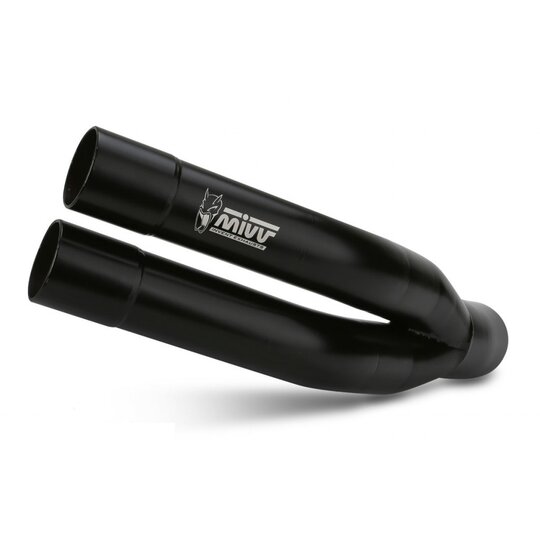 Koncovka výfuku MIVV DOUBLE GUN S.037.SDGB Oceľovo čierna