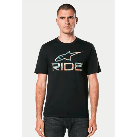Alpinestars - tričko ride 4.0 camo csf / black - tricko-alpine-ride4.0-3