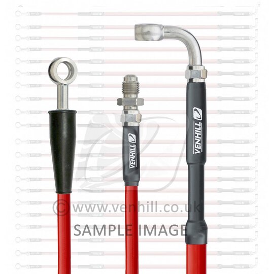 Hadica prednej brzdy sada Venhill K01-1-024/P-RD červená