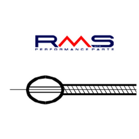 Brzdové lanko RMS 163518030 zadná